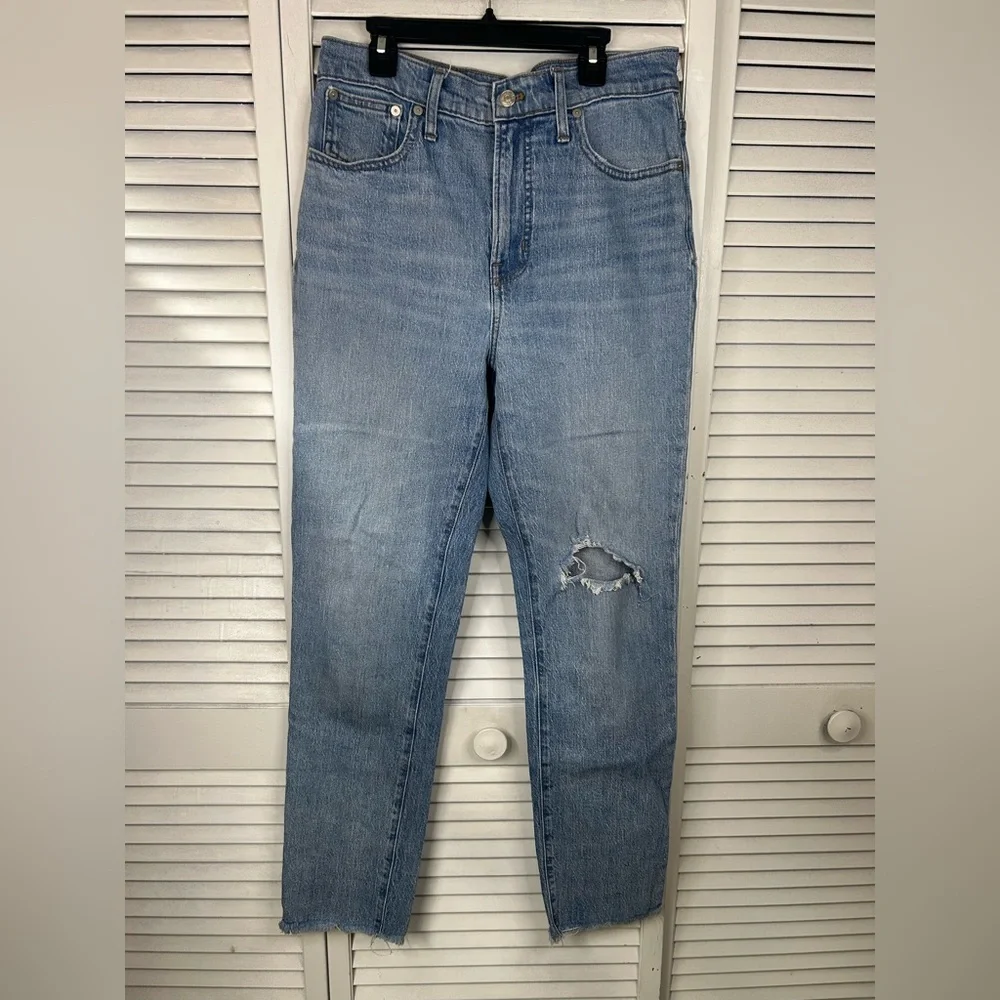 Madewell Women's Distressed High-Rise Jeans‎